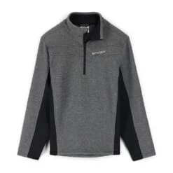 Spyder Mens Encore Half Zip - Ebony Black