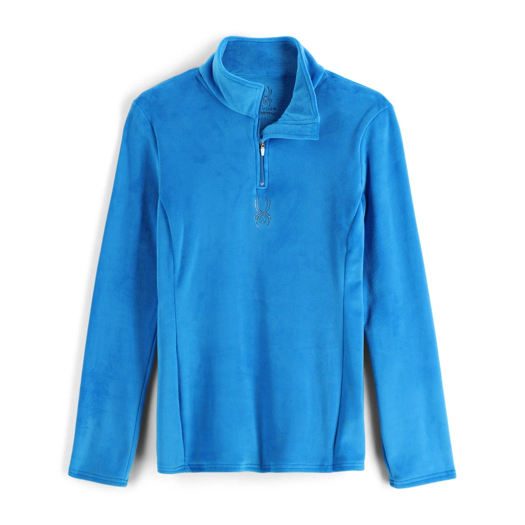 Spyder Womens Shimmer Bug Half Zip - Collegiate 1 Spyder Womens Shimmer Bug Half Zip - Collegiate