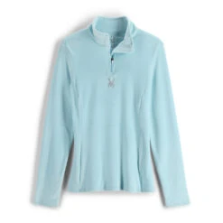 Spyder Womens Shimmer Bug Half Zip - Frost
