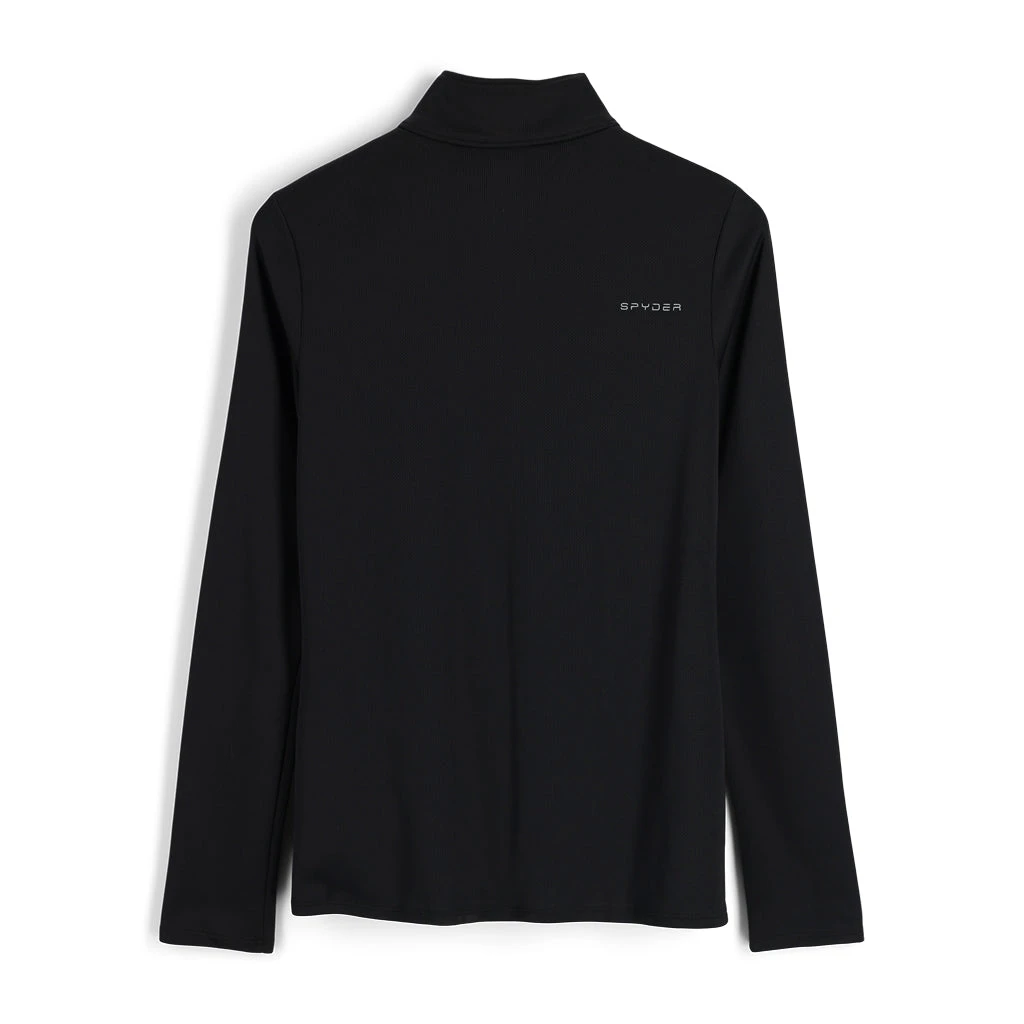 Spyder Womens Tempting Half Zip - Black Black 2 Spyder Womens Tempting Half Zip - Black Black - Image 2
