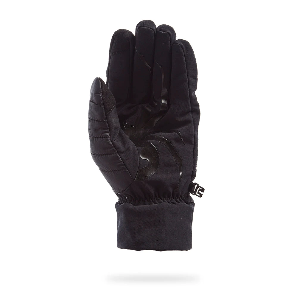 Spyder Mens Glissade Hybrid Glove - Black Alloy 2 Spyder Mens Glissade Hybrid Glove - Black Alloy - Image 2