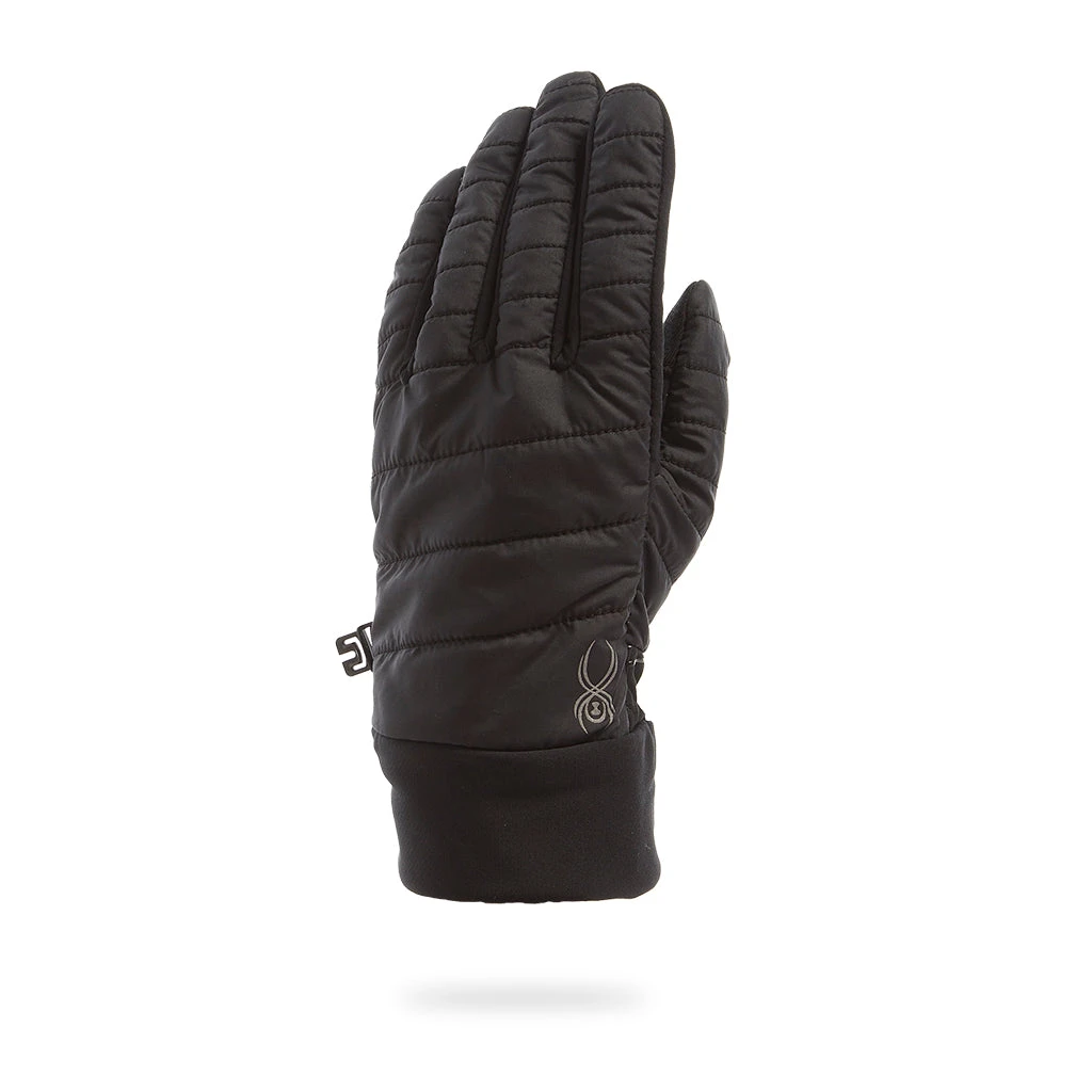 Spyder Womens Glissade Hybrid Glove - Black Black 3 Spyder Womens Glissade Hybrid Glove - Black Black - Image 3