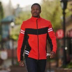 Spyder Mens Wengen Encore Full Zip - Volcano Black