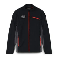 Spyder Mens Bandit Wengen Full Zip - Black
