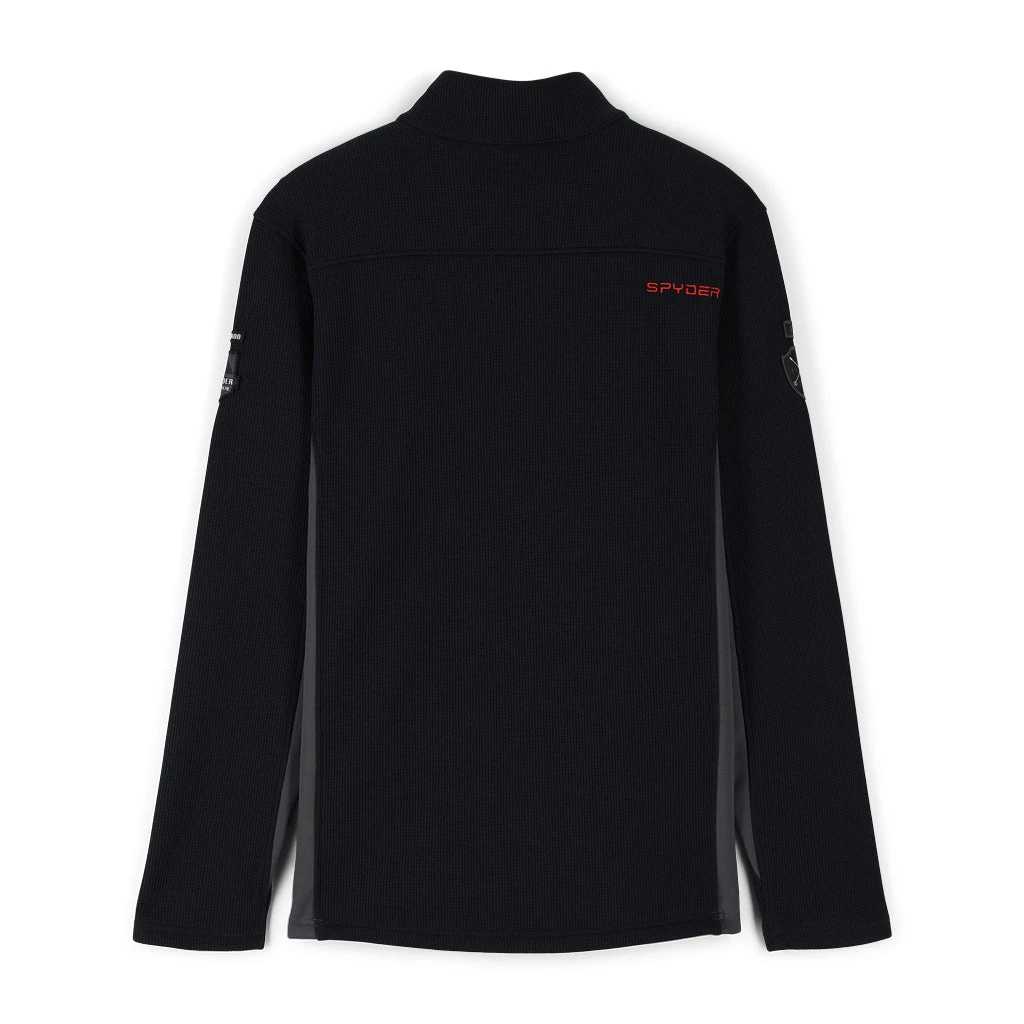 Spyder Mens Bandit Wengen Half Zip - Black 2 Spyder Mens Bandit Wengen Half Zip - Black - Image 2