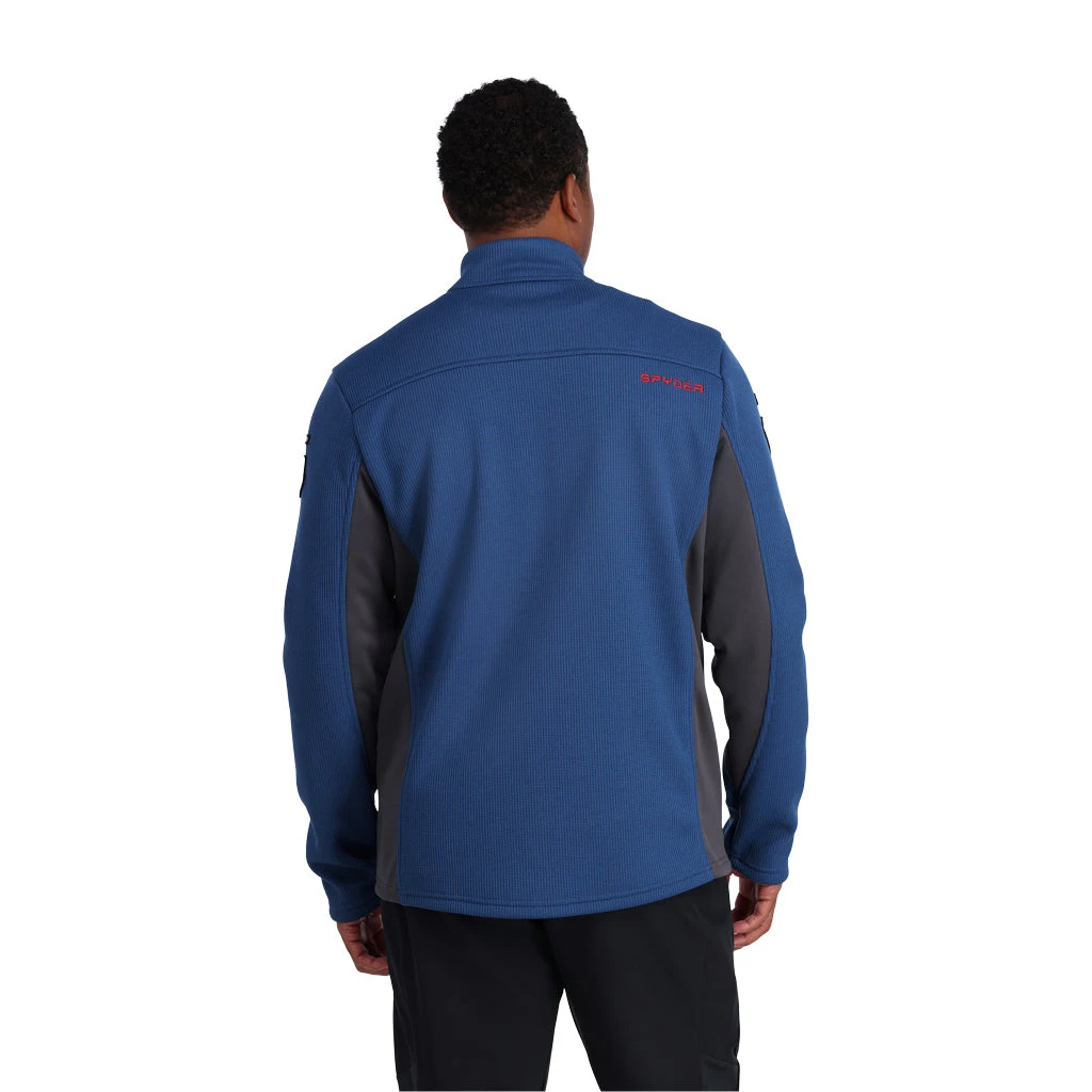 Spyder Mens Bandit Wengen Half Zip - Abyss Volcano 2 Spyder Mens Bandit Wengen Half Zip - Abyss Volcano - Image 2