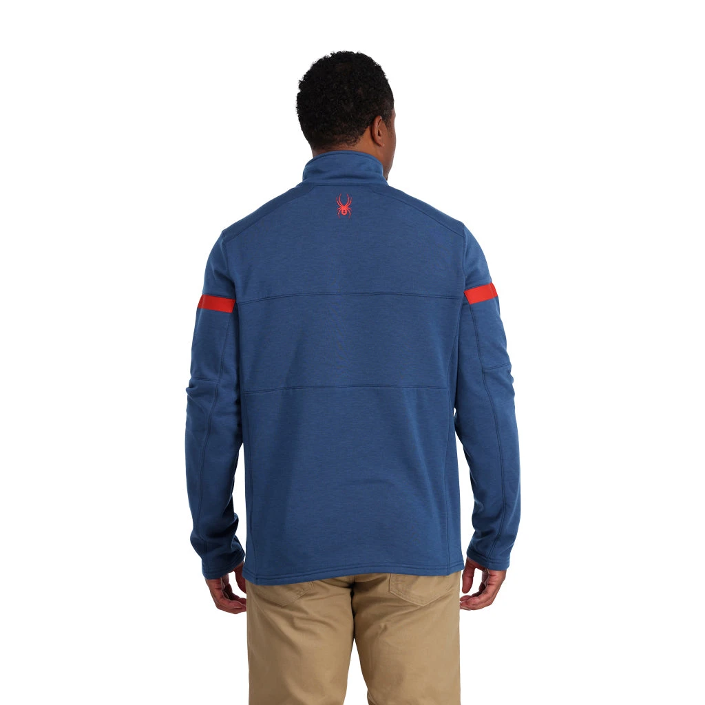 Spyder Mens Speed Half Zip - Abyss Volcano 2 Spyder Mens Speed Half Zip - Abyss Volcano - Image 2