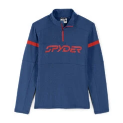 Spyder Mens Speed Half Zip - Abyss Volcano