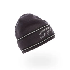 Spyder Mens Retro Logo Knit Hat - Ebony -Spyder 217102 029 F o93y9u
