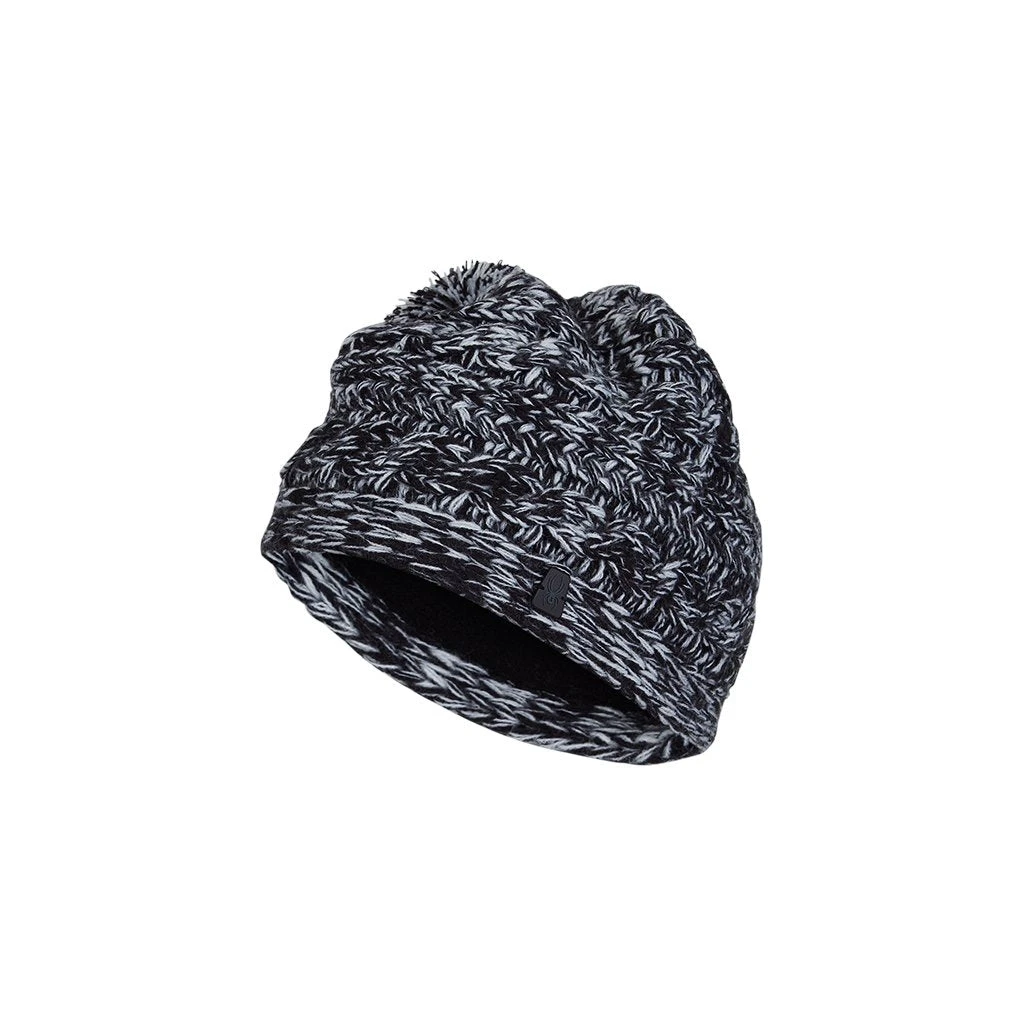 Spyder Womens Twisty Knit Pom - Black 1 Spyder Womens Twisty Knit Pom - Black