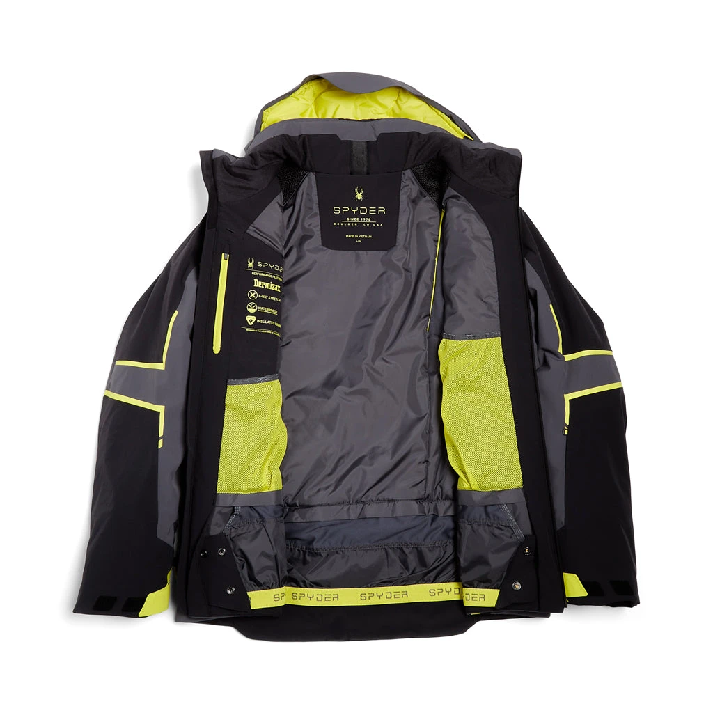 Spyder Mens Titan - Black Citron 5 Spyder Mens Titan - Black Citron - Image 5