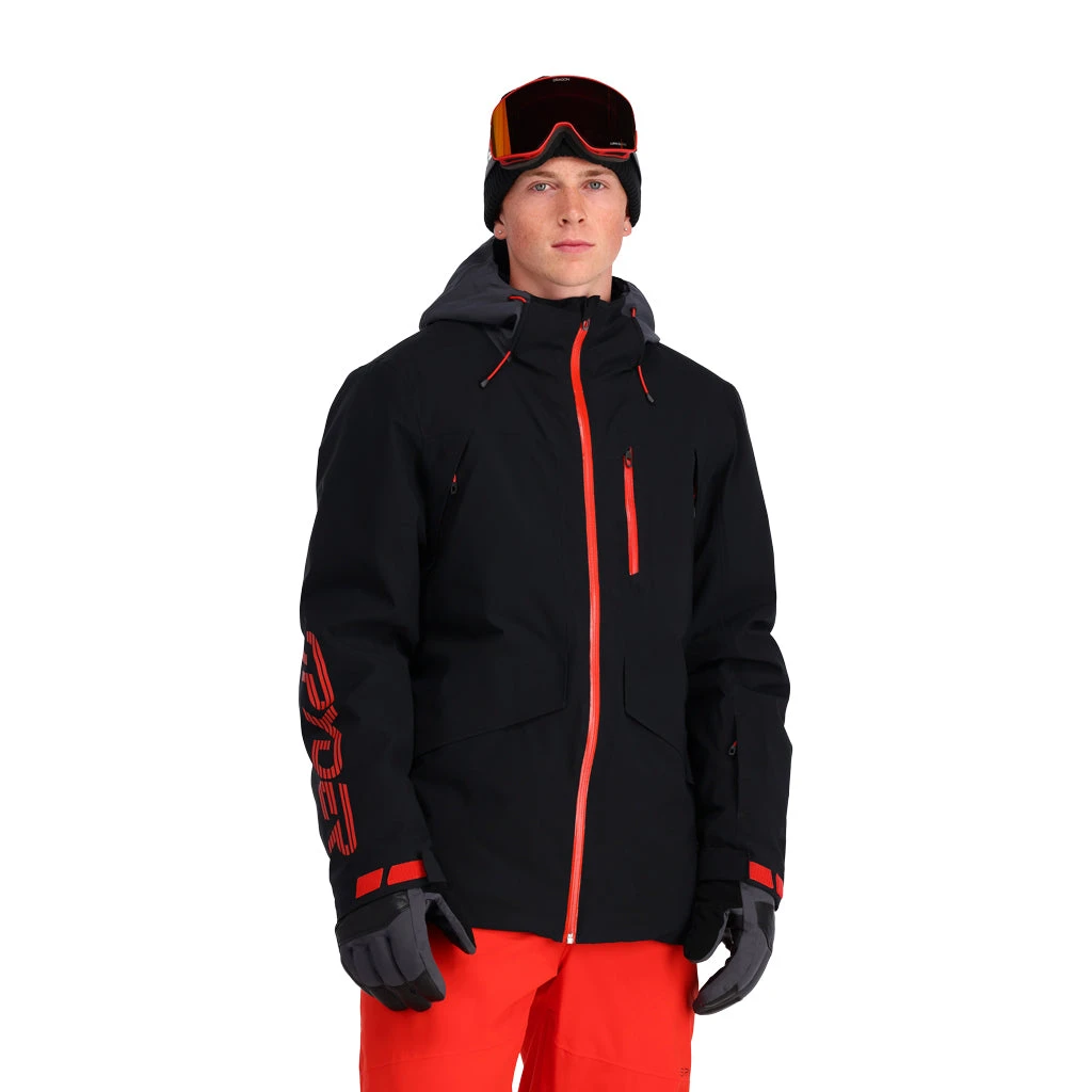 Spyder Mens Anthem - Black Volcano 3 Spyder Mens Anthem - Black Volcano - Image 3