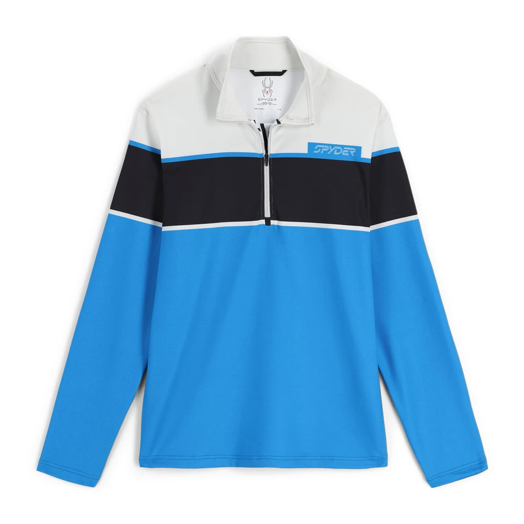 Spyder Mens Spirit Of '78 Half Zip - Glacier Collegiate 1 Spyder Mens Spirit Of '78 Half Zip - Glacier Collegiate