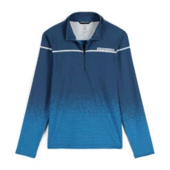 Spyder Mens Spirit Of '78 Half Zip - Faded Geo Collegiate