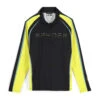 Spyder Mens Throwback Half Zip - Black Citron