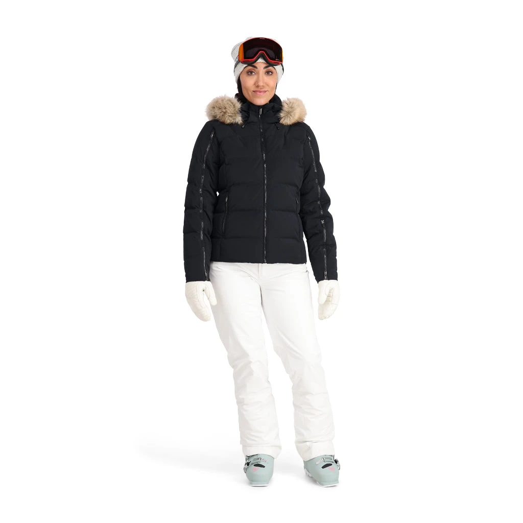 Spyder Womens Falline Faux Fur - Black 4 Spyder Womens Falline Faux Fur - Black - Image 4