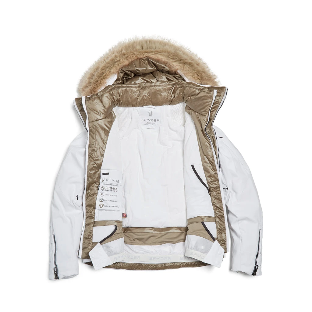 Spyder Womens Pinnacle - White 5 Spyder Womens Pinnacle - White - Image 5