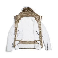 Spyder Womens Pinnacle No Faux Fur - White -Spyder 223009 100 10 oj7kwt