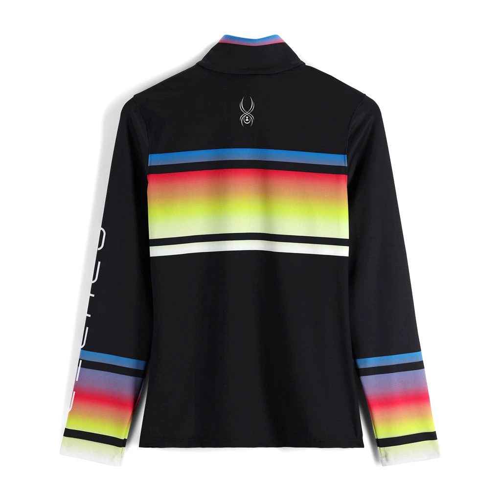 Spyder Womens Ombre Half Zip - Black 2 Spyder Womens Ombre Half Zip - Black - Image 2