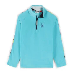 Spyder Youth Speed Half Zip - Bahama Blue