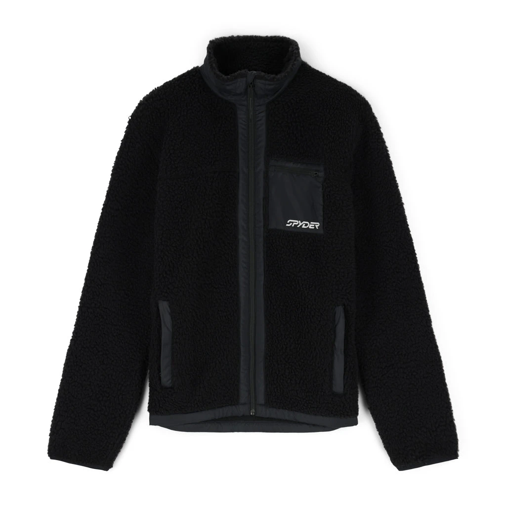 Spyder Mens Sherman Sherpa - Black 2 Spyder Mens Sherman Sherpa - Black - Image 2