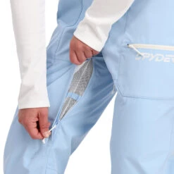 Spyder Womens Terrain Bib - Powder Blue High Voltage -Spyder 228814 460 5 ywssqa