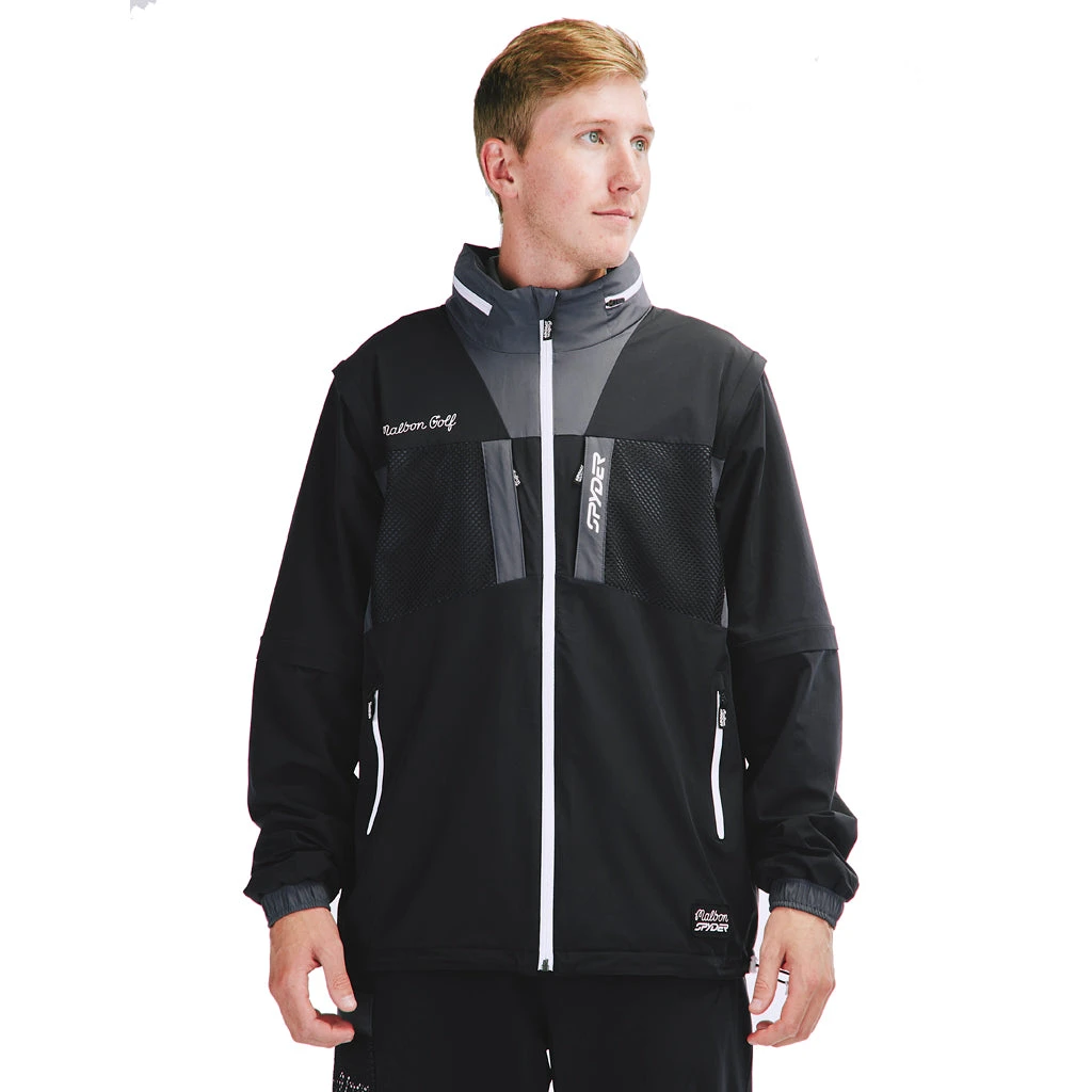 Mens Malbon X Spyder - Black 1 Mens Malbon X Spyder - Black