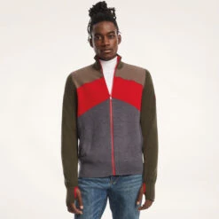 Mens Spyder X Brooks Brothers Colorblock - Olive Green 8 Mens Spyder X Brooks Brothers Colorblock - Olive Green -Spyder MS01102 OLIVE 2