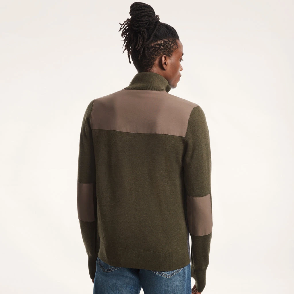 Mens Spyder X Brooks Brothers Colorblock - Olive Green 2 Mens Spyder X Brooks Brothers Colorblock - Olive Green - Image 2